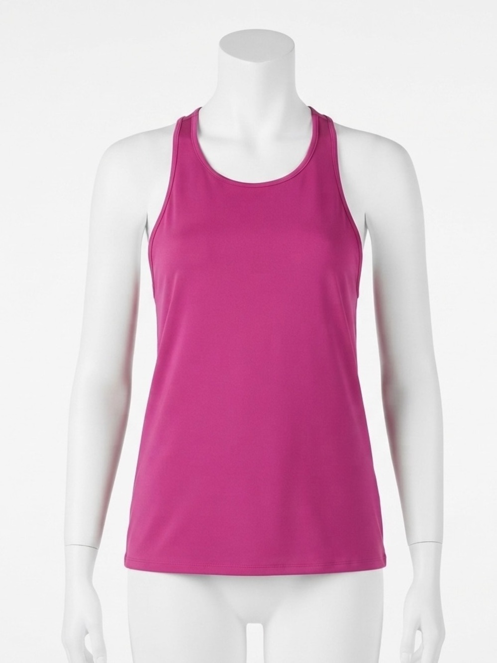 Fabletics Racerback Active Workout Tank Top Magenta Pink Dropped Armholes Size S